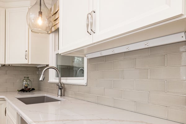 Gray Glass Backsplash Tile | Louisville Handyman & Remodel