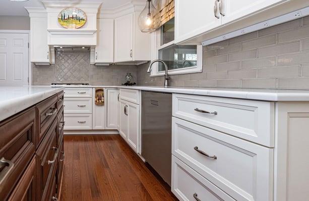White Cabinet Kitchen Remodel | Louisville Handyman & Remodel 