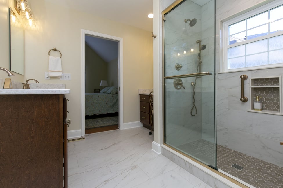Master Bathroom With Stand Up Shower